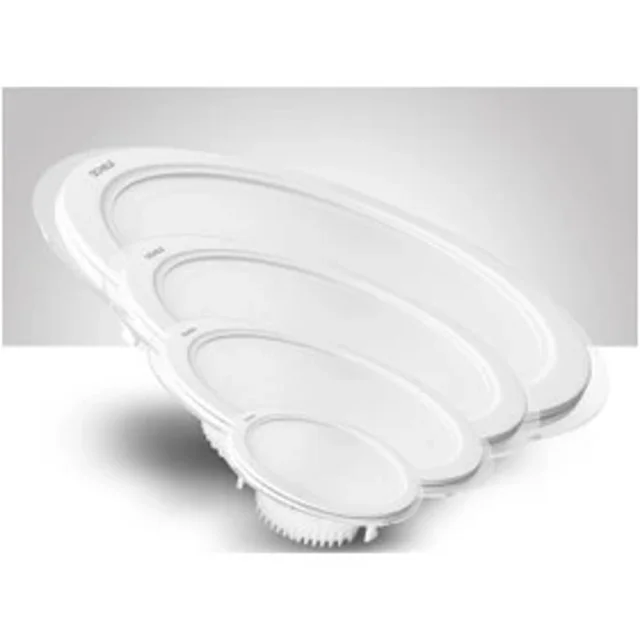 پنل SMD شیشه ای گرد 11 وات شیله