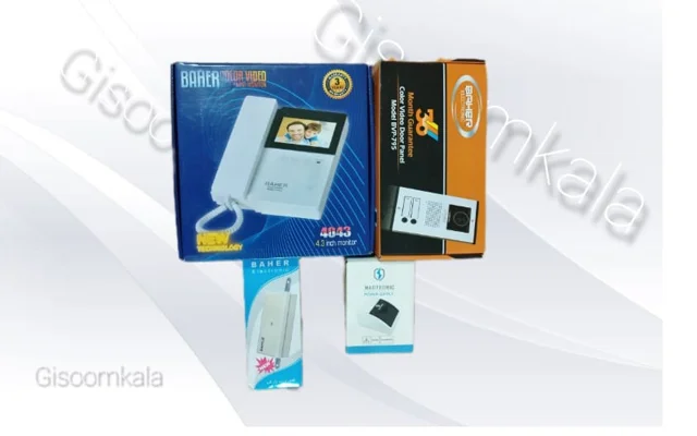 آیفون 1واحده تصویری باهر با مانیتور4.3اینچ حافظه دار لمسی مدل4043