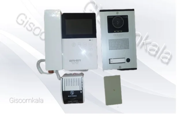 آیفون 1واحده تصویری باهر با مانیتور4.3اینچ حافظه دار لمسی مدل4043