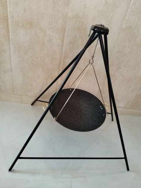 ست منقل و ساج تاشو و کاور دار با کیفیت سفری آشپزی در طبیعت ساج و منقل سفری