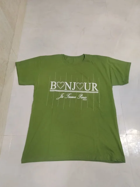 تیشرت طرح نگینی مناسب سایز36تا42