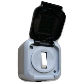 کلید تک پل روکار آسیا الکتریک مدل لادن