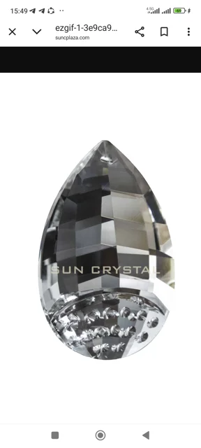 آویز بادامی زیرنگینی