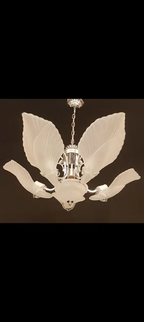 حباب تکی لوستر برگی